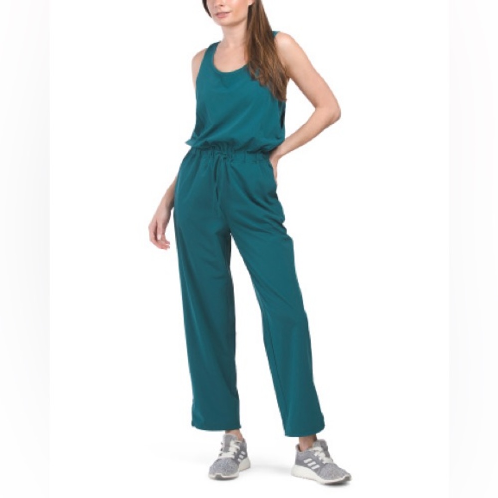 NWT MONDETTA STUDIO Cross Back Jumpsuit